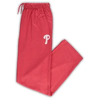 Men's Heathered Red Philadelphia Phillies Big & Tall Pajama Pants