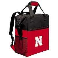 Nebraska Huskers Colorblock Backpack Cooler