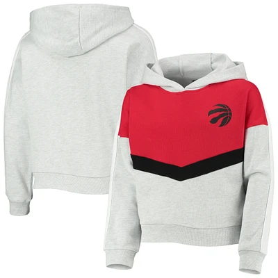 Girls Youth Heathered Gray Toronto Raptors All Yours Pullover Hoodie