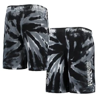 Youth Black Brooklyn Nets Santa Monica Tie-Dye Shorts