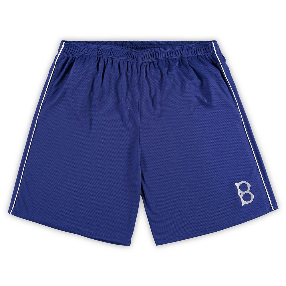 Men's Profile Royal Brooklyn Dodgers Big & Tall Mesh Shorts