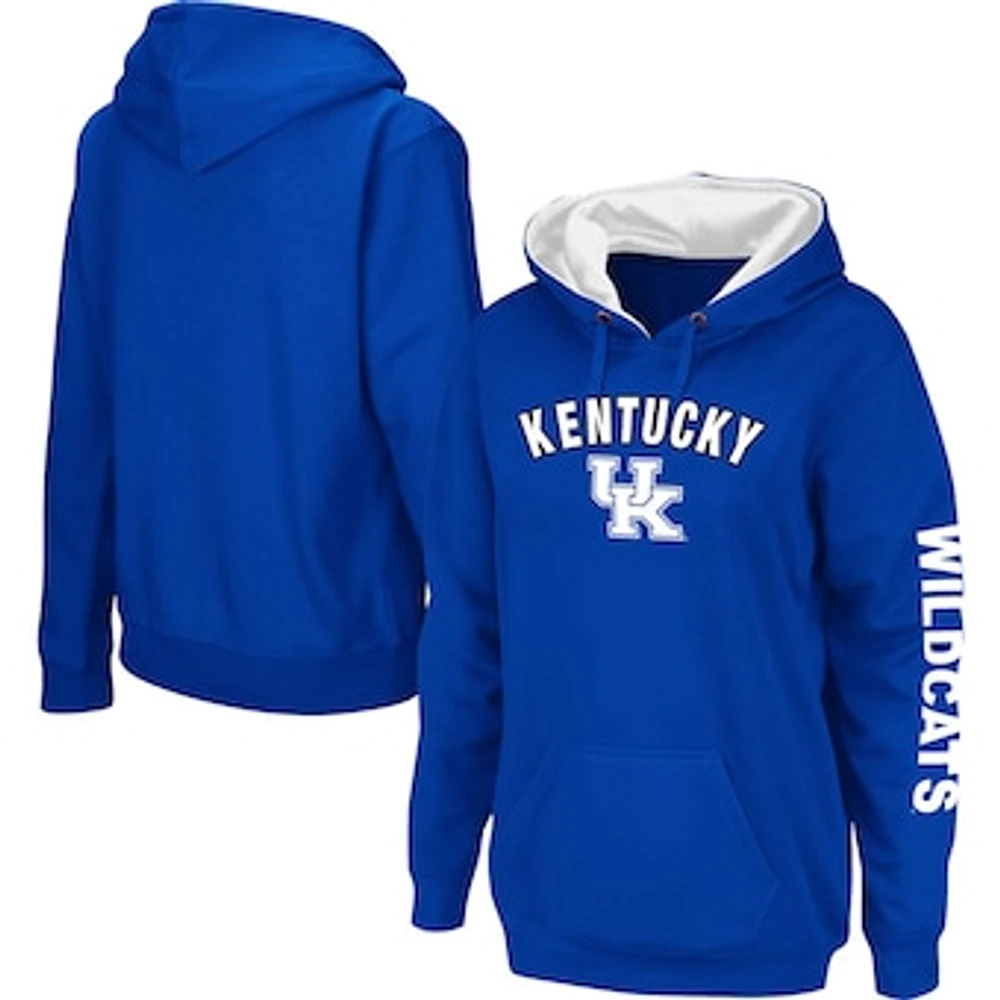 Women's Colosseum Royal Kentucky Wildcats Loud and Proud Pullover Hoodie