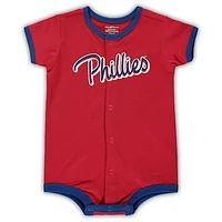 Infant Red Philadelphia Phillies Power Hitter Romper