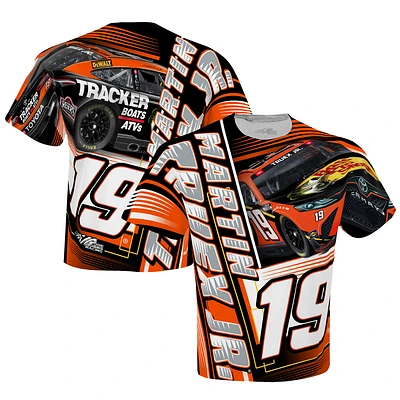 Men's Joe Gibbs Racing Team Collection White Martin Truex Jr Bass Pro Shops Sublimated Dynamic Total Print T-Shirt