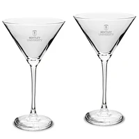 Bentley Falcons Two-Piece Traditional 10oz. Martini Glass Set