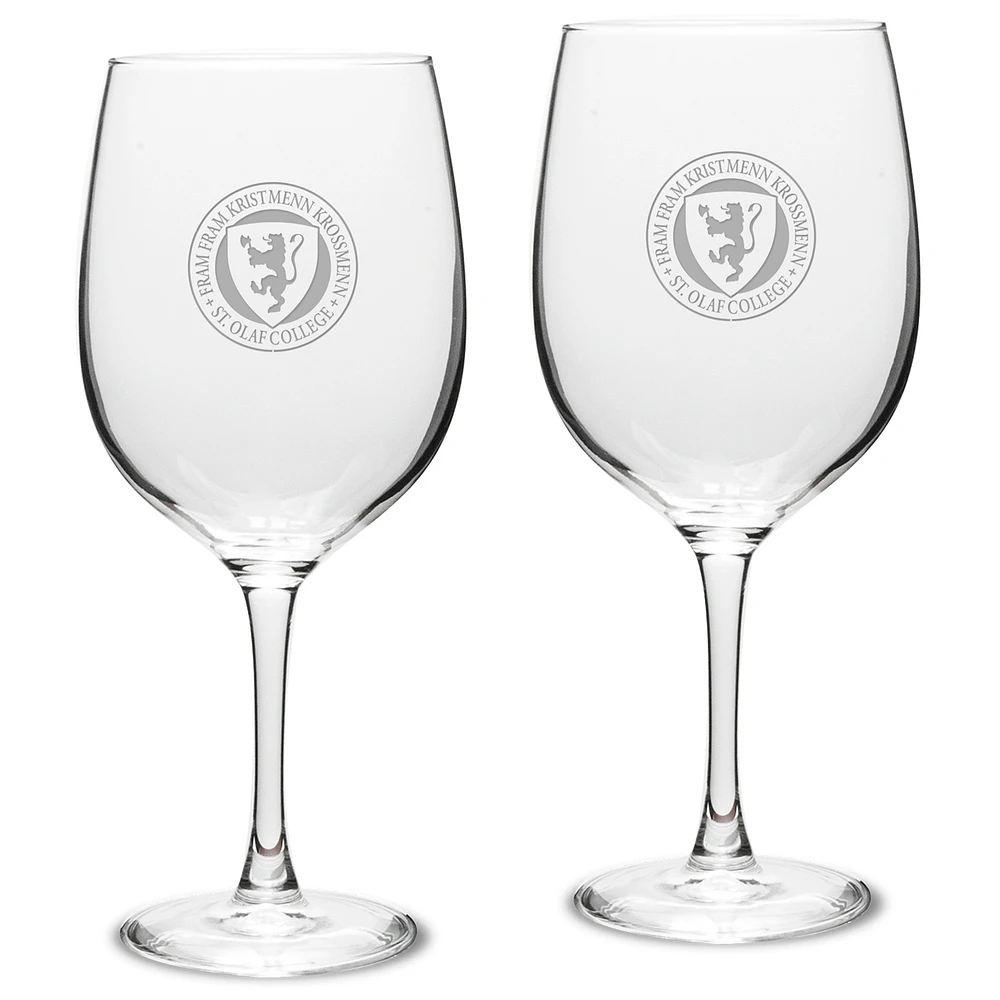 St. Olaf Oles 19oz. 2-Piece Traditional Robusto Red Wine Table Glass Set