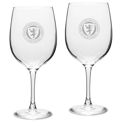 St. Olaf Oles 19oz. 2-Piece Traditional Robusto Red Wine Table Glass Set