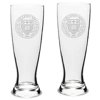 Wellesley Blue 23oz. 2-Piece Stylish University Pilsner Set