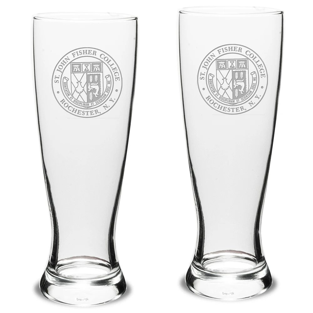 St John Fisher Cardinals 23oz. 2-Piece Stylish University Pilsner Set