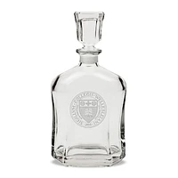 Wellesley Blue 23.75oz. Logo Crystal Whisky Decanter