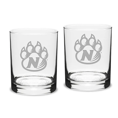 Northwest Missouri State Bearcats 14oz. 2-Piece Classic Double Old-Fashioned Glass Set