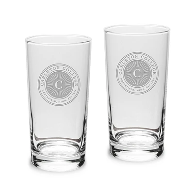 Carleton Knights 10oz. 2-Piece Highball Glass Set