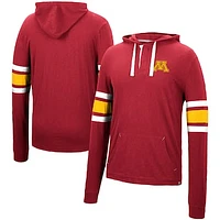 Men's Colosseum Maroon Minnesota Golden Gophers Lebowski Hoodie Long Sleeve T-Shirt