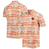 Men's Antigua Orange Houston Dynamo FC Vivid Polo