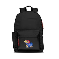 Black Kansas Jayhawks Campus Laptop Backpack