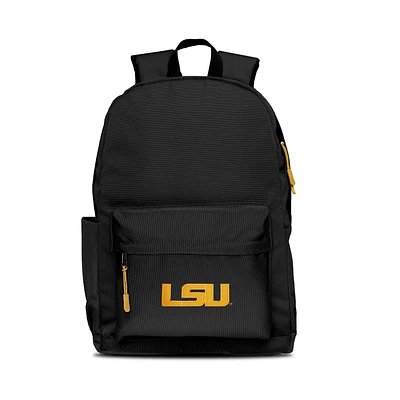 Black LSU Tigers Campus Laptop Backpack