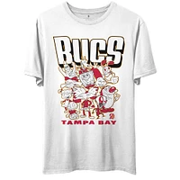 Men's Junk Food White Tampa Bay Buccaneers NFL x Nickelodeon T-Shirt