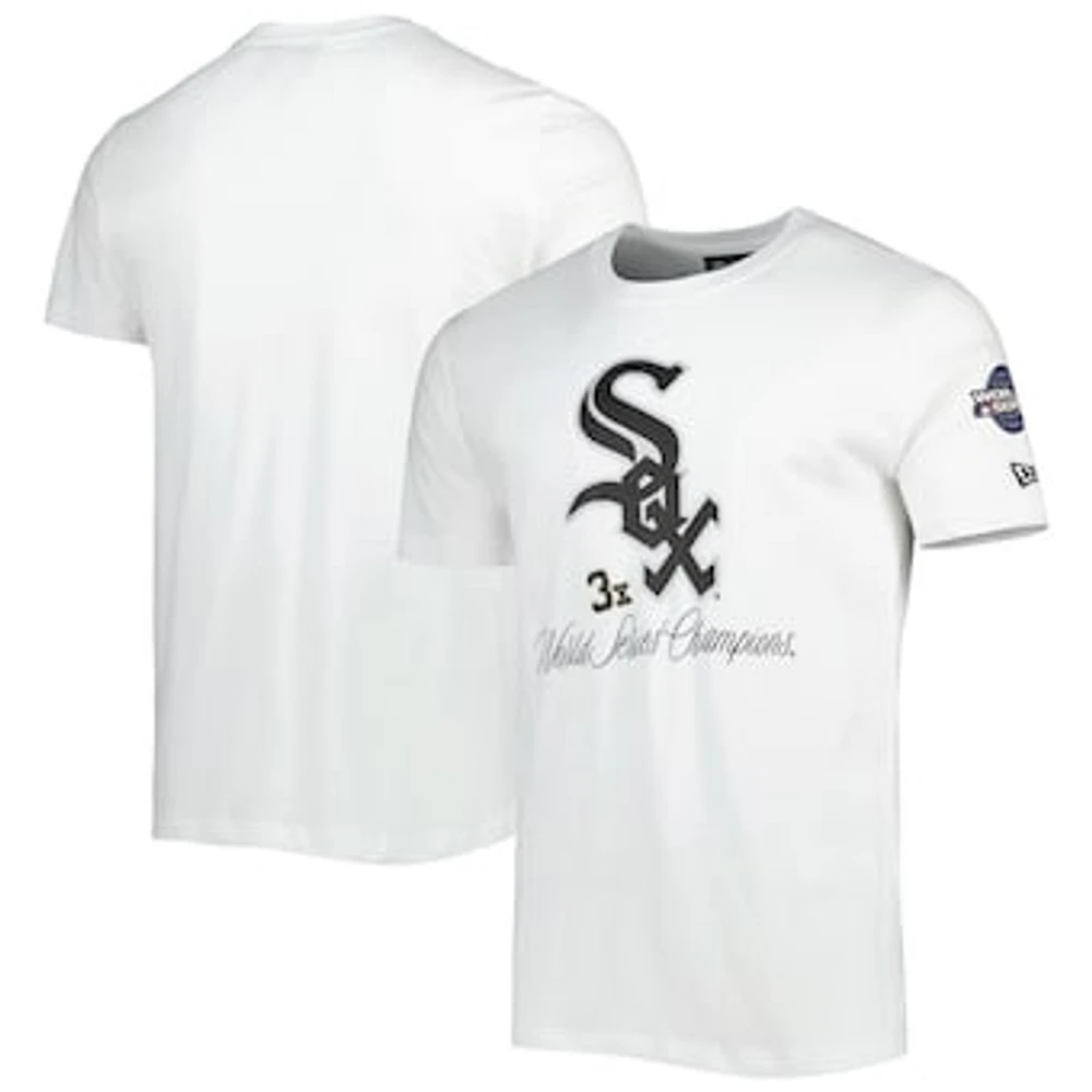 Men's New Era White Chicago Sox Historical Championship T-Shirt