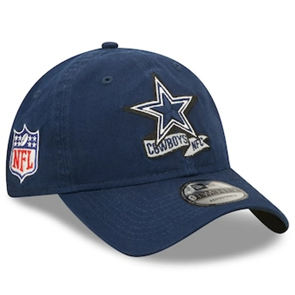 Youth New Era Navy Dallas Cowboys 2022 Sideline - 9TWENTY Adjustable Hat