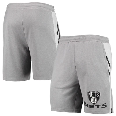 Men's Concepts Sport Gray Brooklyn Nets Stature Shorts