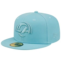 Men's New Era Light Blue Los Angeles Rams Color Pack 59FIFTY - Fitted Hat