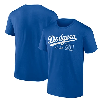 Men's Fanatics Mookie Betts Royal Los Angeles Dodgers Player Name & Number T-Shirt