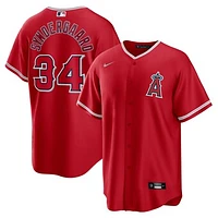 Men's Nike Noah Syndergaard Red Los Angeles Angels Alternate Replica Player Jersey