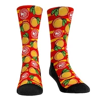 Men's Rock Em Socks Atlanta Hawks Peaches Crew Socks