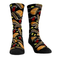 Men's Rock Em Socks Miami Heat Cuban Sandwich Crew Socks