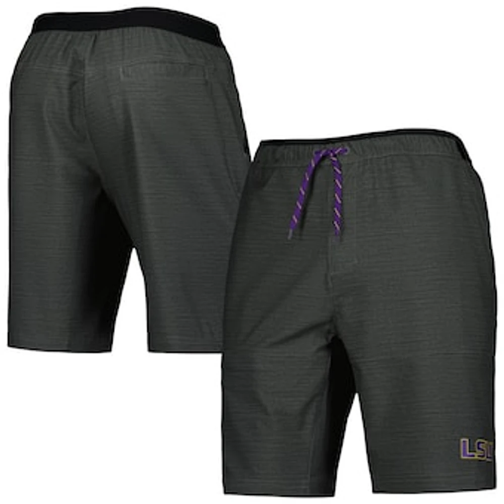 Men's Columbia Gray LSU Tigers Twisted Creek Omni-Shield Shorts