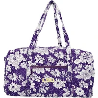 Vera Bradley LSU Tigers Rain Garden Large Travel Duffel Bag