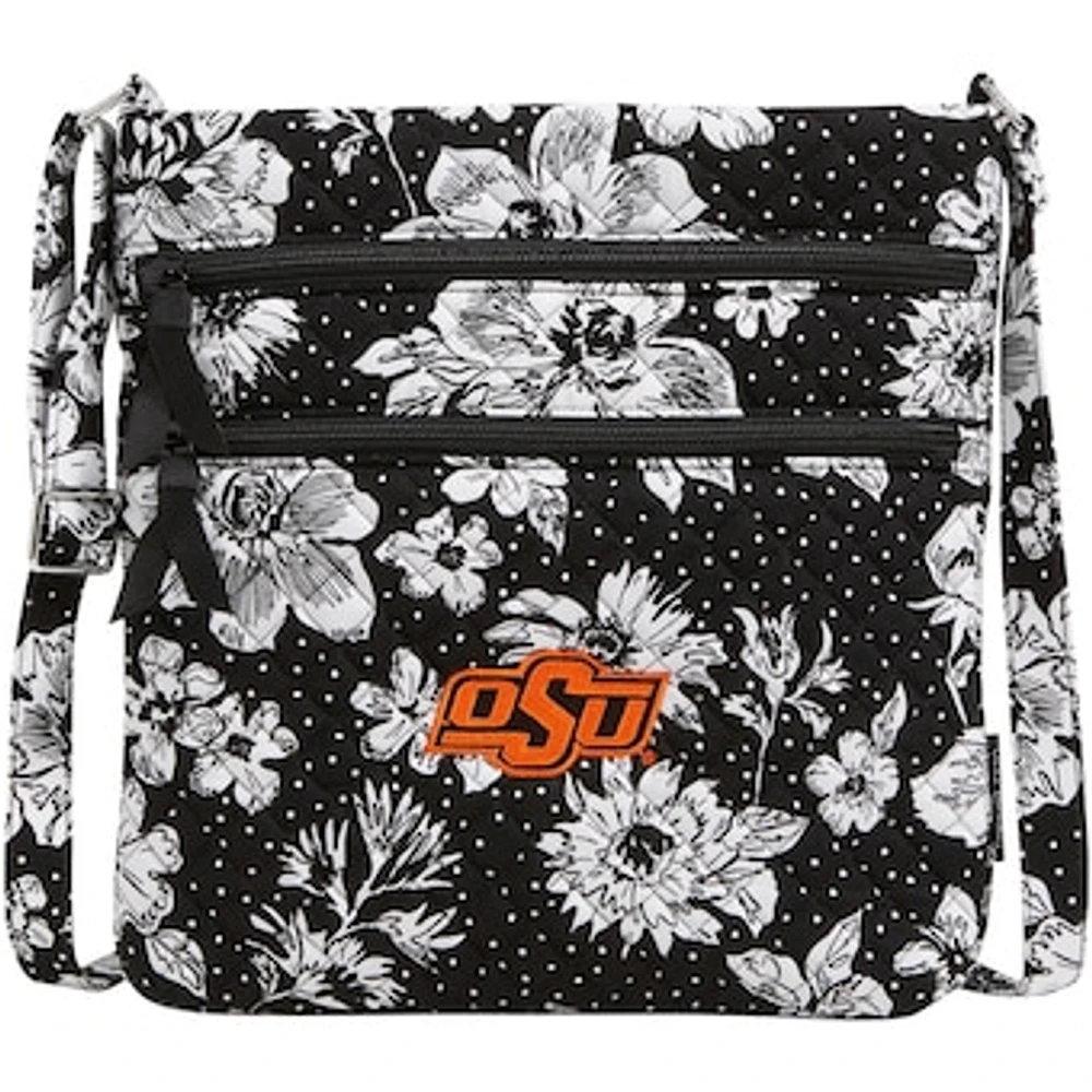 Vera Bradley Oklahoma State Cowboys Rain Garden Triple-Zip Hipster Crossbody Bag