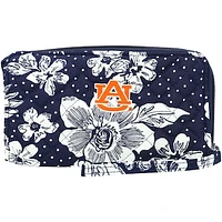 Vera Bradley Auburn Tigers Rain Garden Front-Zip Wristlet