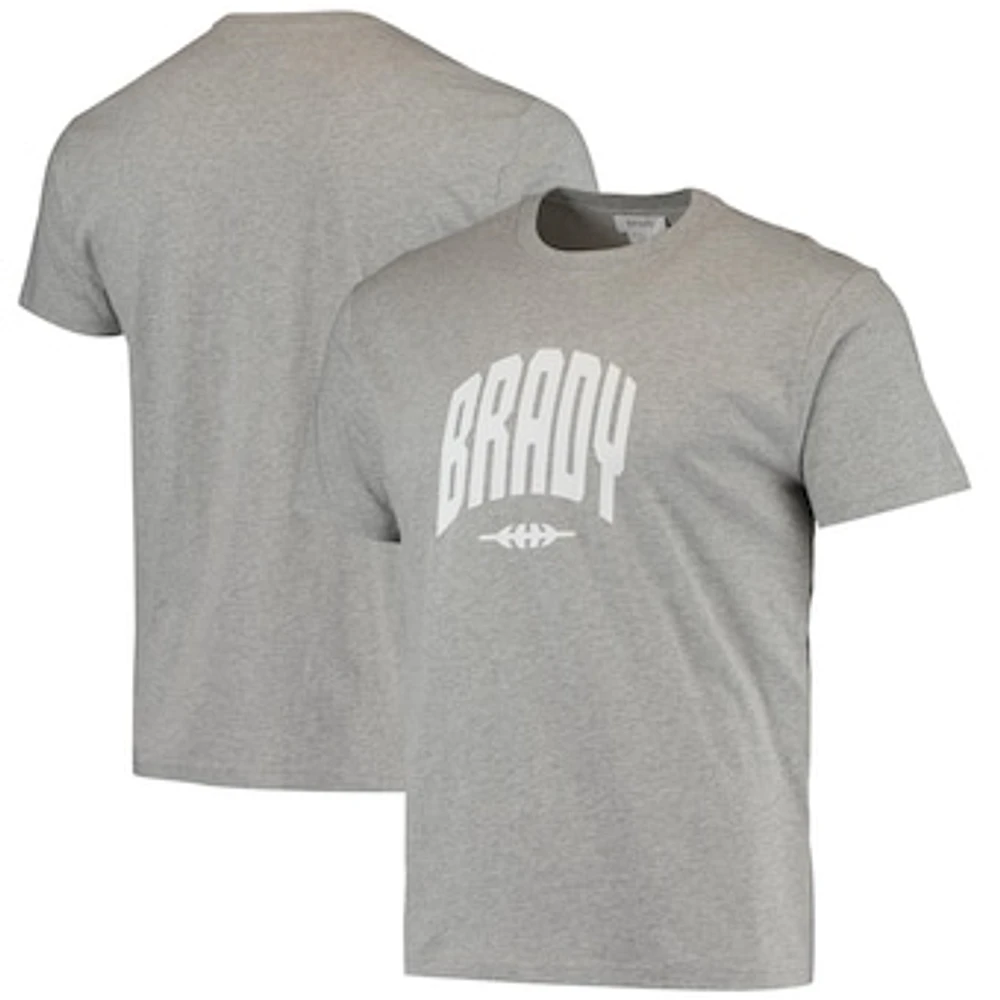 Men's BRADY Heathered Gray Varsity T-Shirt