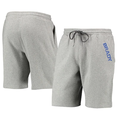 Men's BRADY Heathered Gray Wordmark Fleece Shorts