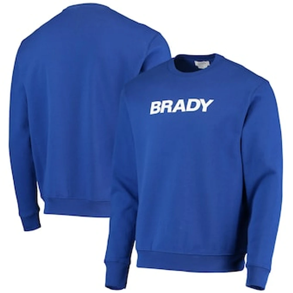 Men's Brady Blue Wordmark Pullover Sweatshirt