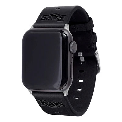 Tampa Bay Rays Leather Apple Watch Band