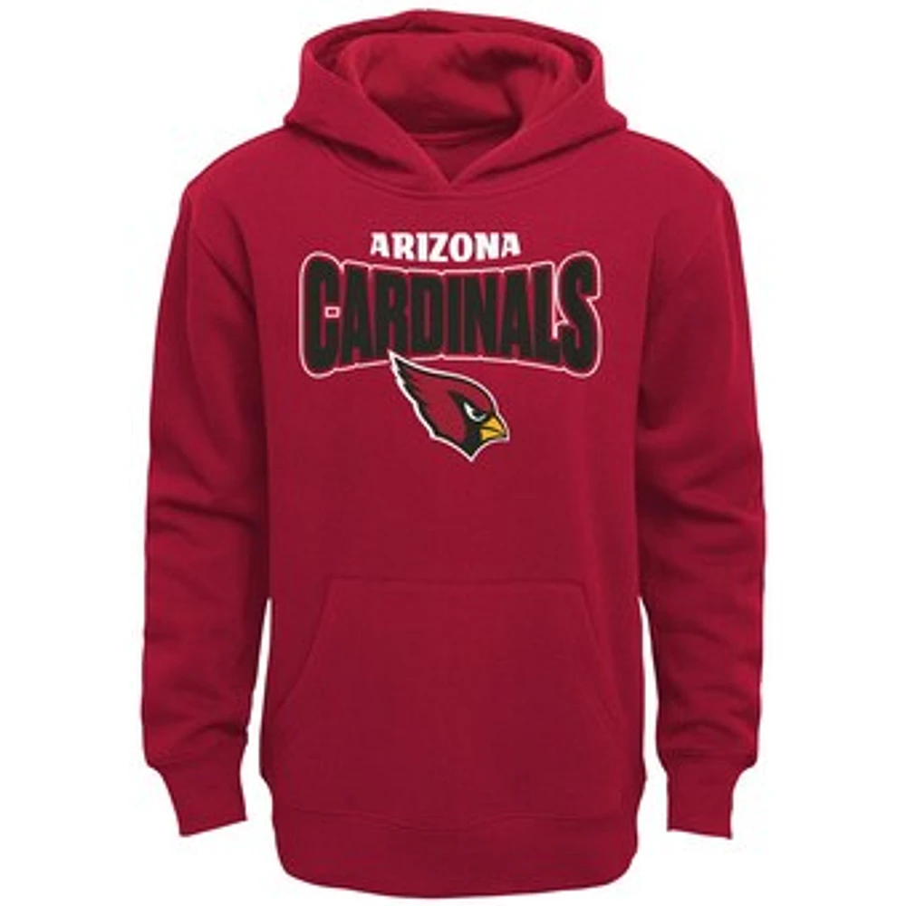 Youth Cardinal Arizona Cardinals Draft Pick Pullover Hoodie