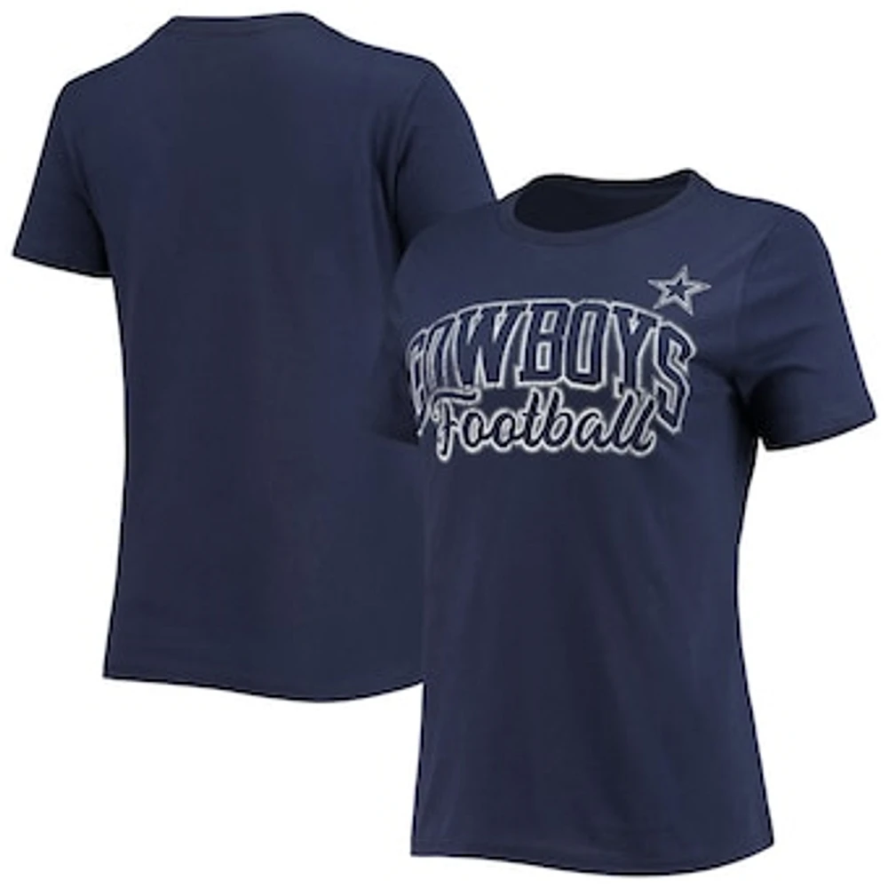 Women's Navy Dallas Cowboys Sydney T-Shirt