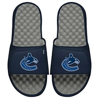 Youth ISlide Navy/Gray Vancouver Canucks Slide Sandals