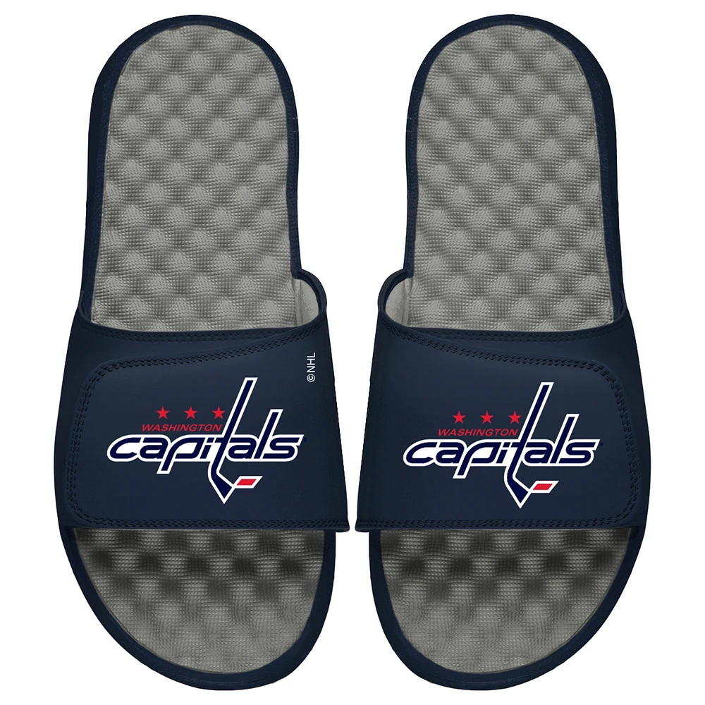 Youth ISlide Navy/Gray Washington Capitals Slide Sandals