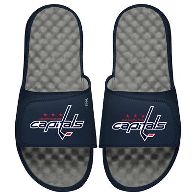 Youth ISlide Navy/Gray Washington Capitals Slide Sandals