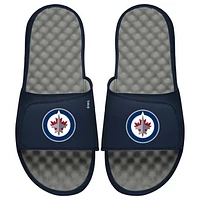 Youth ISlide Navy/Gray Winnipeg Jets Slide Sandals