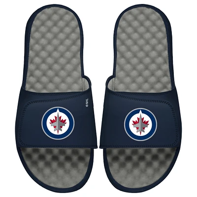 Youth ISlide Navy/Gray Winnipeg Jets Slide Sandals