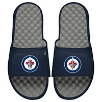 Youth ISlide Navy/Gray Winnipeg Jets Slide Sandals