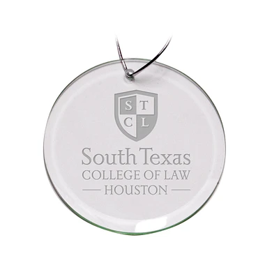 South Texas College of Law 3'' Round Glass Ornament