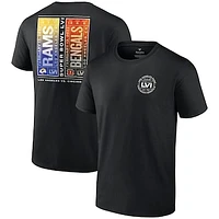 Men's Fanatics Black Cincinnati Bengals vs. Los Angeles Rams Super Bowl LVI Matchup Tickets Please T-Shirt