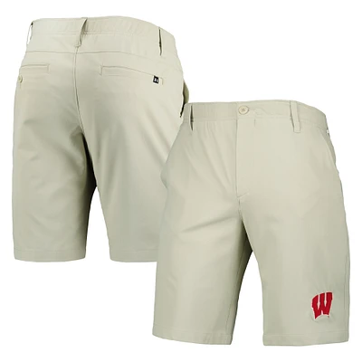 Men's Under Armour Tan Wisconsin Badgers Drive Shorts