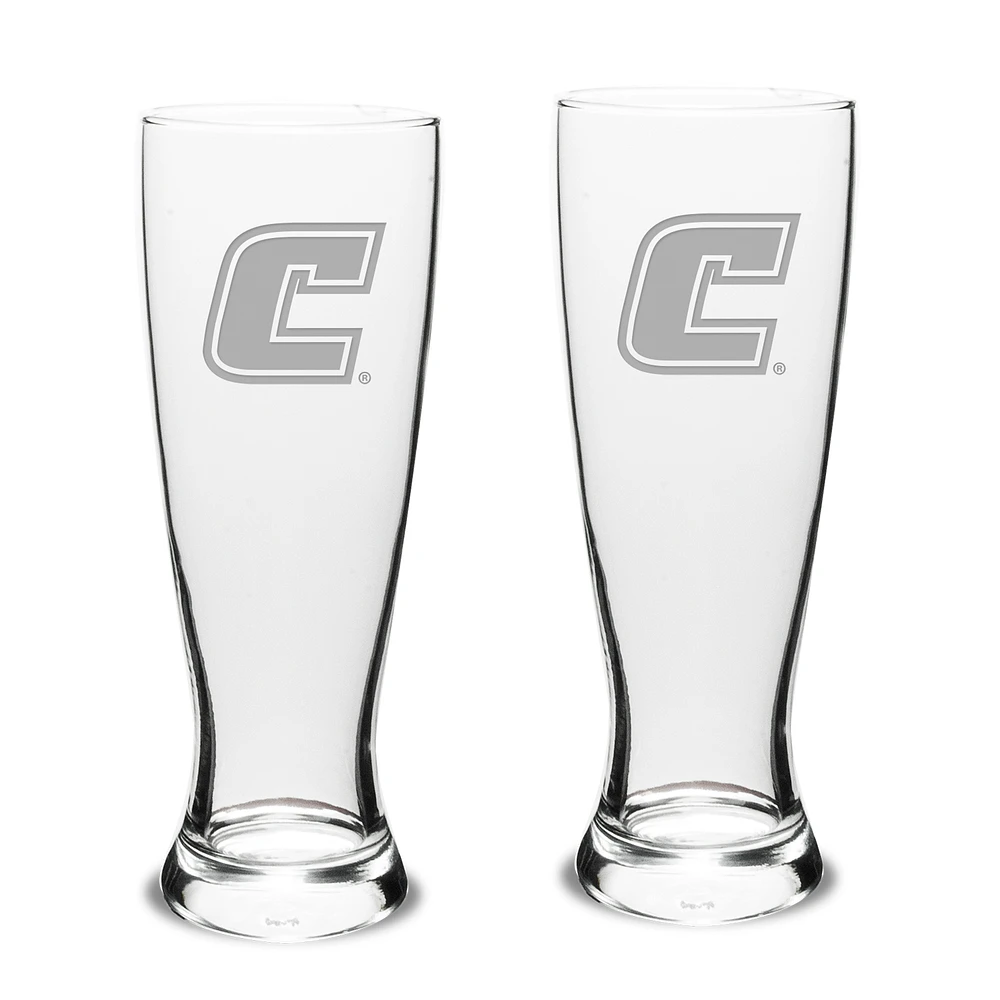 Tennessee Chattanooga Mocs 23oz. Stylish University Pilsner Glass Set