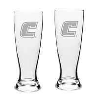Tennessee Chattanooga Mocs 23oz. Stylish University Pilsner Glass Set